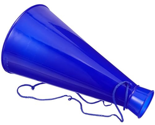 IMIKEYA Cheer-Megaphon Tragbares Kunststoff-Megaphon Für Sportpartys Prost-Krachmacher Blaues Megaphon Atmosphäre Requisite Für Outdoor-Aktivitäten