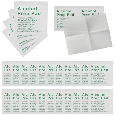 200 Piezas Toallitas-Alcohol, Envueltas Individualmente Toallitas Con Alcohol, Prácticas Para Llevar Y Higiénicas, Imprescindibles Para El Hogar Y La Oficina