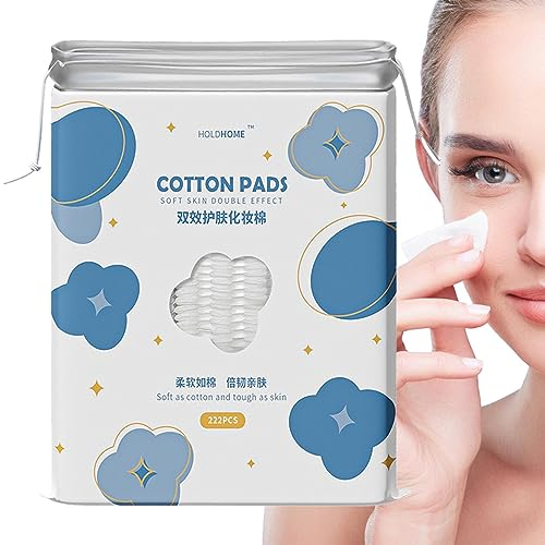 Make-up-Entferner-Pads, 222 Stück Gesichts-Augen-Lippen-Kosmetik-Entferner, Radiergummi, fusselfrei, Make-up-Entferner für Foundation, Rouge, Concealer, Lippenstifte und Nagellack Tebinzi