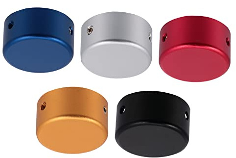 ifundom Pedalknopf 5 Stück mit Gummistopfen Fußschalter Schutz und Präzisionssteigerung für Gitarren Effektpedale Vielseitig Einsetzbar