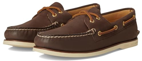 Sperry Men's Gold Authentic Original 2-Eye Boat Shoe, Brown, 11 Wide