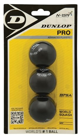 DUNLOP Squash Balls Pro One Size