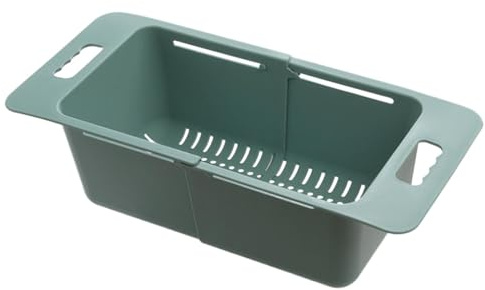 Colino per frutta estensibile, da 40 a 52 cm, ciotola e cestello per scolapiatti per alimenti, colino retrattile per verdure e pasta, scolapasta per lavello per l'organizzazione e la conservazione