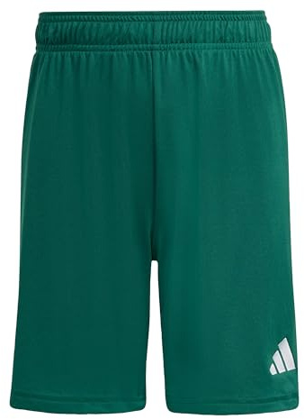 adidas Unisex Kids Entrada26 Kids Shorts, Team Dark Green/White, 11-12 Years