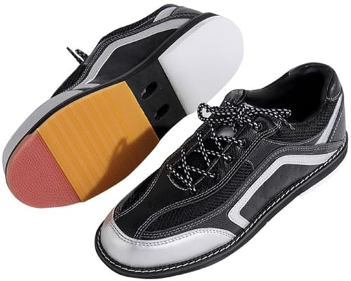 SDEQA Chaussures de Bowling pour Hommes, Design élégant, Baskets légères, Respirantes, Confortables et antidérapantes pour Les droitiers,B,40 EU