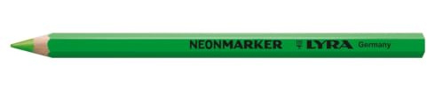 LYRA NEONMARKER Torr textmarkör, luminescensgrön, förpackning med 12 pennor