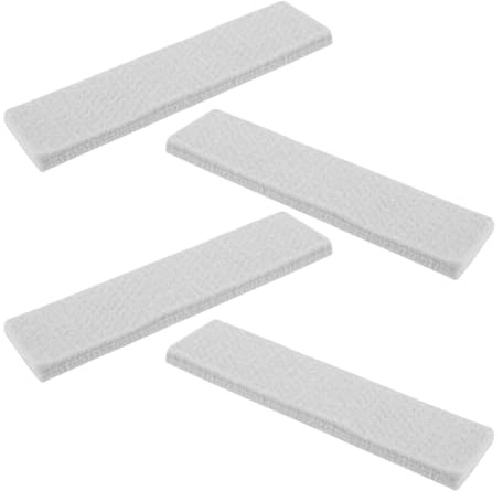 MUELODSIC Plaquettes de Frein pour Vélo D'appartement en Feutre Synthétique 30x120x10 Mm, Lot de 4 Pièces, Compatible Appareils Fitness, Freinage pour Vélo Garçon et Filles et Scooter