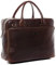 SID & VAIN große Laptoptasche echt Leder - 15.4 Zoll Laptop Business-Tasche Ryan XXL - Umhängetasche Aktentasche mit Laptop-Fach - Ledertasche Herren und Damen braun handgefertigt