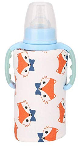 USB Babyflaschenwärmer tragbare Reise Säuglingsbaby Konstante Temperatur Milchwärmer Fütterung Flaschenwärmer Heizung(Fuchs)