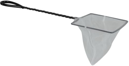 Supa 5 x 4 Aquarium Fine White Mesh Net for Safely Transferring Delicate Fish, Removing Uneaten Food and Skimming Small Debris from the Water