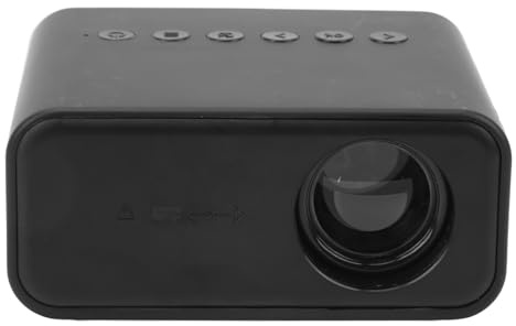 Mini Projecteur, 15 à 100 Pouces Télécommande TFT LCD Vidéoprojecteur 1920x1080 LED pour la Maison (Prise UE)