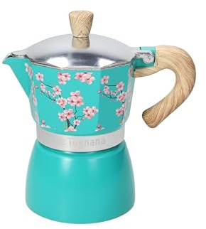 Tognana Japan Collection, kaffekanna 6 koppar, aluminium, aquagrön