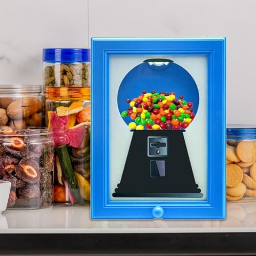 Pomberi Sweet Dispenser, Wall Mounted Gumball Vending Machine, 21x29x2cm, Gumball Machine, Funny Sweet Dispenser Machines Photo Frame, For Home Wall Decor