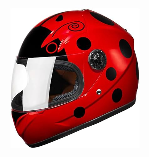 Cascos Integrales Para Moto, Scooter, BMX Y Vehículos De Cuatro Ruedas Para Niños Y Niñas De 4 A 12 Años. Homologación ECE. 10,50-58cm