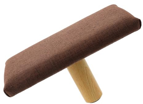 GRIRIW Sgabello Ergonomico in Legno per Inginocchiarsi con Cuscino Panca Zen Portatile per Yoga e Meditazione Adatto a Persone Sotto 150 CM Supporto Postura e Forza Core