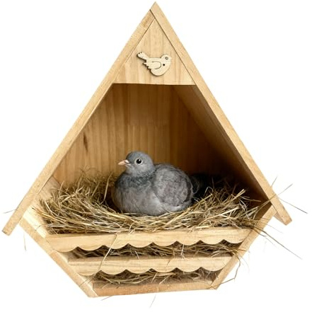 Casa para Pájaros de Madera destinada a Reyezuelos