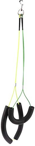 Anello per toelettatura per cani Guinzaglio per toelettatura per animali domestici Girocollo per lavaggio Cinturino per pancia Guinzaglio per cappio Cinturino per toelettatura regolabile(Yellow+green)
