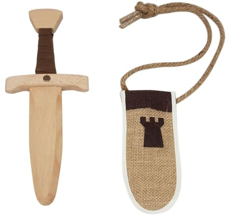 Wooden Dagger with Canvas Bag | Knight Toy | Sword for Children | RS 720 B
