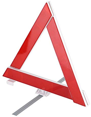 Triangolo Riflettente Pieghevole per Emergenza Auto - Segnale di Avvertimento per Guasti Stradali e Situazioni di Emergenza