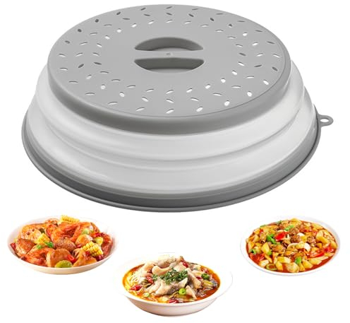 1 PCS Multipurpose Collapsible Microwave Lid Cover for Food - Prevents Splatter, Keeps Food Fresh and Microwave Clean