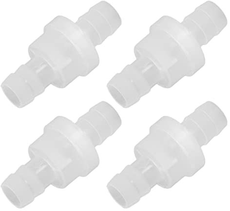 Ausla 12PCS Aquarium Check Valve One Way Air Valve PP Check Valve for Fish Tank, Food and Beverage, Industry (10mm)