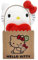Hello Kitty mit Herz ECO-Plüsch 14x13x24 cm