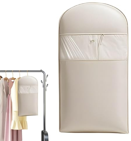 Borsa Porta Abiti Salvaspazio con Cerniera Autocompressiva | Organizer Salvaspazio da Appendere per Armadi | Armadi Organizer per Casa, Viaggi, Matrimoni | Borsa Antipolvere per Piumino, Cappotto