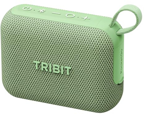 Tribit PocketGo Portable Wireless Bluetooth Speaker with 7W Stereo Sound, IP68 Waterproof Dustproof, 20H Playtime, Custom EQ, BT6.0 & TWS Pairing, Supports TF Card, Ideal for Travel, Outdoor, Gifts