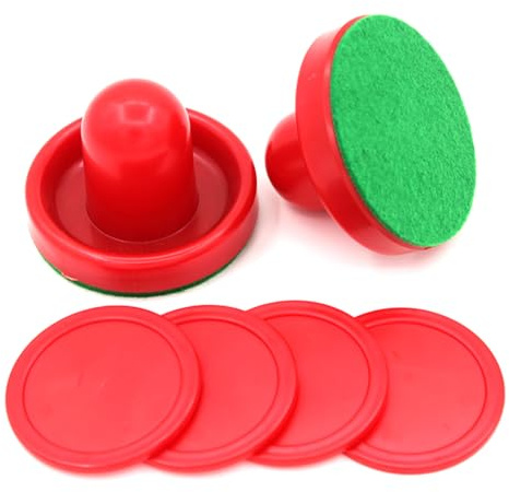 LLLmhuaa Air Hockey Pusher Set Maniglie Accessori Kit Tavolo per Bambini Adulti Tavoli da Gioco Hockey Paddles