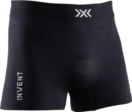 X-Bionic Invent Light Boxer Shorts Men Boxer Shorts, Uomo, Opal Black/Arctic White, L