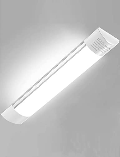 Sararoom Lampara LED de Techo 115 cm, Pantalla LED Tubo Integrado 40W 4800LM Fluorescente Led Garaje, Blanco Frio 6000K Barra LED, Ángulo de haz de 130° Regleta Luminaria Para Cocina,Banco de Trabajo