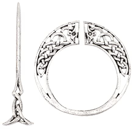 Haarspangen Vintage Keltische Knoten Krone Haarnadel Haarspange Haarnadel Metall Haarstock Haarschmuck Haarspange für Frauen Mädchen Wikinger