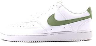 Nike Court Vision Low Laufschuhe für Herren, Weiß Grün, 43 EU