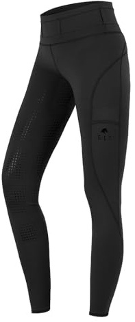 ELT Reitleggings Hanna High Waist, schwarz, Gr. 46