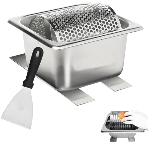 Rullo Per Burro in Acciaio Inox, 1L Manuale, Riutilizzabile, Facile da Pulire - Spalmatore Per Cucina, Pane di Mais, Bistecche
