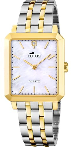 LOTUS Reloj Mujer Analógico de Acero Inoxidable 316l Multi