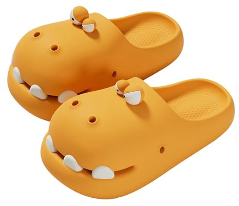 Sandales Plates Femme Sandale Confortable Confort Pantoufles Dinosaures Mignonnes pour Femmes avec Semelles Souples Antidérapantes Et Semelles Épaisses Chaussures Ete Femme Sandales Et Mules pour