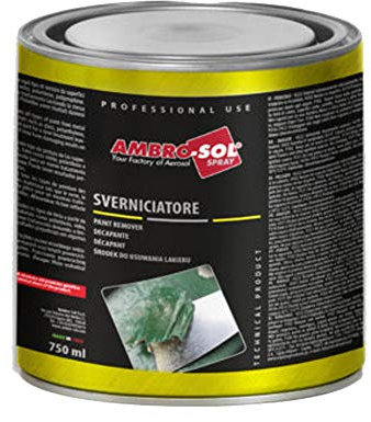 Ambro-Sol - Decapante líquido - 750 ml - Fórmula potente - Apto para madera, metal, vidrio y más