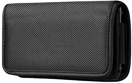 ABCTen Funda para Samsung Galaxy Note 8 9 / A70 A71 Bolsita Táctica con Clip de Cinturón Soporte Móvil Nylon Bolsa de la Cintura Cover para Samsung Galaxy J4 Plus J4 Prime 2018 J6 Plus