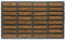 LSC Tuff Scrape Extra Large Door Mat Heavy Duty Outdoor Doormats Removes Grass, Mud and Dirt 100% Natural Coir Bristle with Rubber Backing Machine Washable Doormats (nbs Pack of 1, 45 x 75 cm)