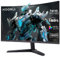 KOORUI Monitor Gaming 24 Pollici,1920×1080 (FHD), Monitor Curvo 180Hz, IPS, 1ms Tempo di risposta, Pannello ultra Sottile, Inclinazione Regolabile, Supporta HDMI2.0/DP1.2