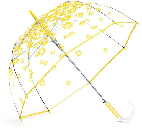 ShedRain Clear Auto Open Bubble Umbrella – See Through, Rain & Windproof, for Weddings, Proms, Events