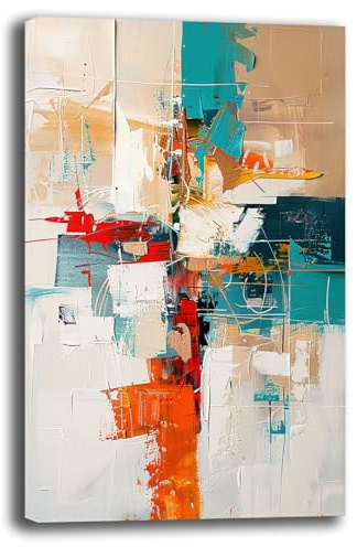 Quadro Moderno Soggiorno Astratto baige grigio Quadri moderni Astratti da Parete Stampa su tela Canvas Decorazione Murale muro Arredo Camera da letto Cucina (2, 40x70 cm, Canvas intelaiato)
