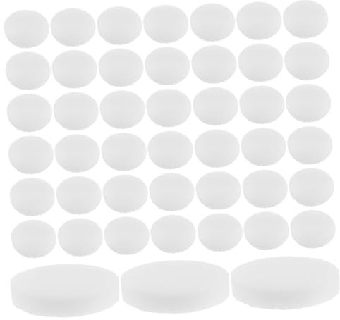 BESPORTBLE Foundation Sponge Refill Makeup Sponges for Face Refill 100Pcs 4.9X4.6X1.0 CM White Soft Latex-Free Blending Applicator for Liquid Cream Foundation and Powder Application