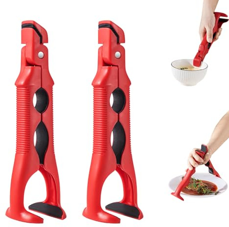 Cxqbsmy Silikon-Küchenzange, 3-in-1Zange Küche Hitzebeständig, kochzange mit fest versiegelten Antihaft-Gummispitzen & glatter Verriegelung zum Kochen,Grillen,Öffnen Sie den Flaschenverschluss