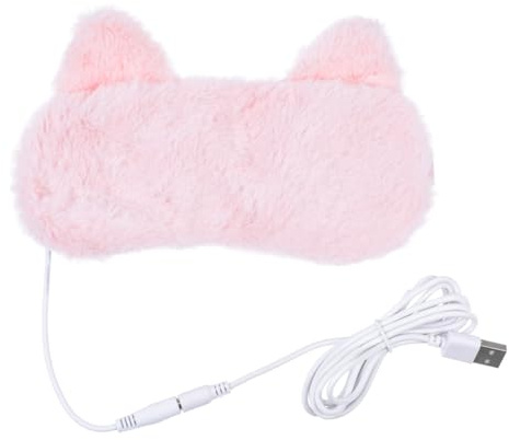 ORFOFE Térmica para Ojos USB Franela y Pp, Alivia la Fatiga y Relaja los Músculos Oculares, Adecuado para Viajar y Antes de Dormir
