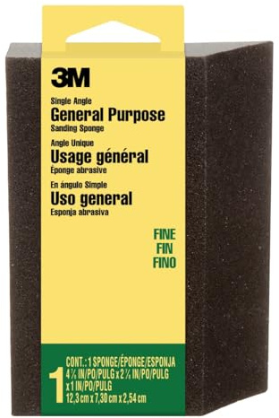 3M 3MCP-040 Hand Sanding Sponge Angled Fine Pack