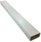 Kair Rectangular Flat Ducting 110mm x 54mm - 1 Metre Length Flat Channel Pipe