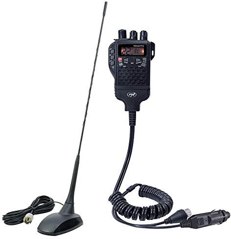 Paket Radio CB PNI Escort HP 62 und Antenne PNI Extra 48 mit Magnet, ASQ, RF Gain