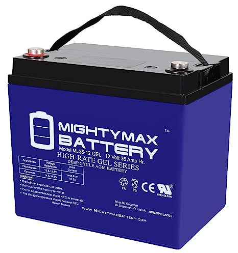 Mighty Max Battery 12V 35AH GEL Replacement Battery for John Deere TY25221A